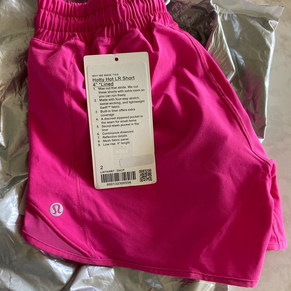 Lululemon Sonic Pink Lululemon Shorts size 2